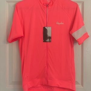 RAPHA HI -VIS PINK • Core Jersey • light weight cycling Jersey MEN’S L